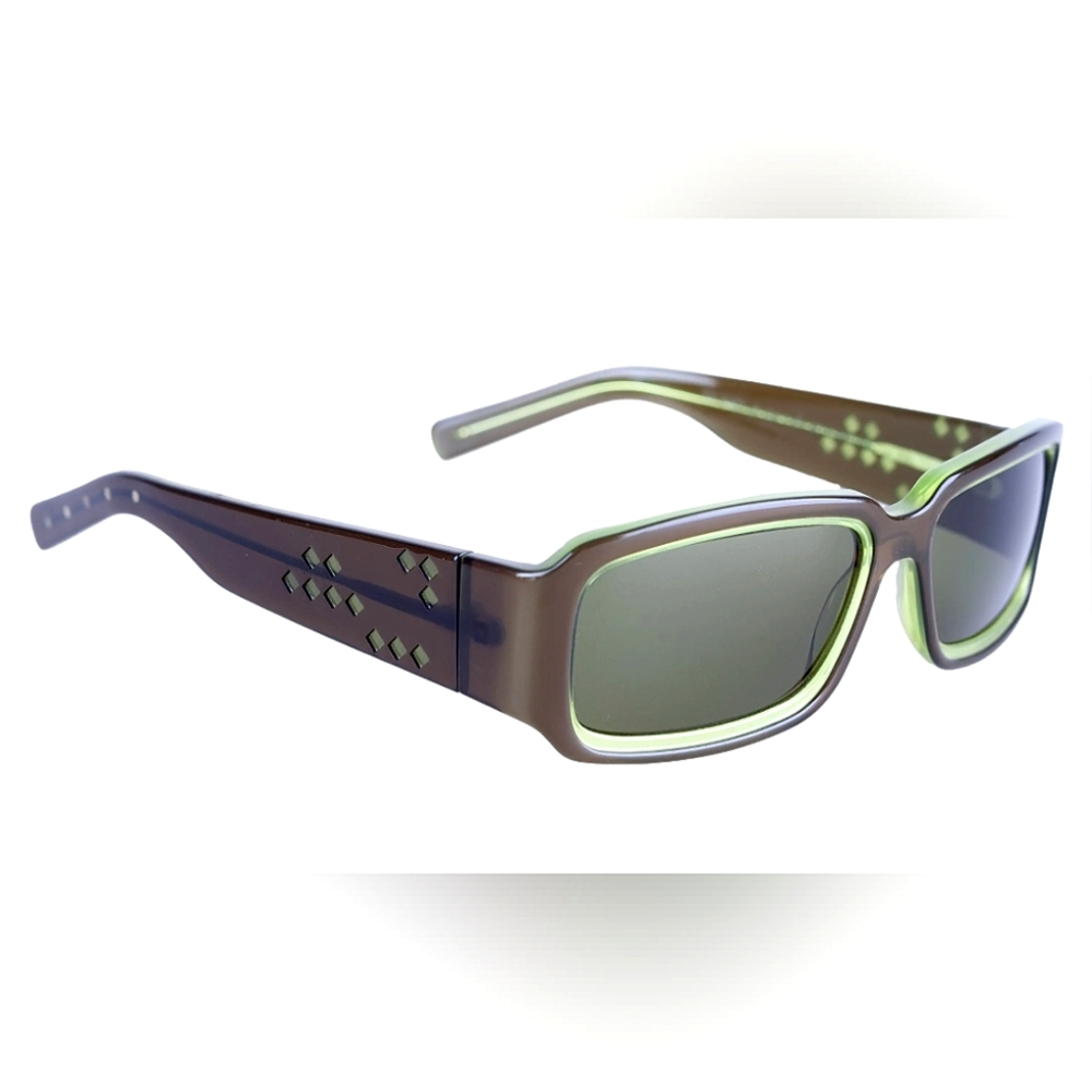 Bottega Veneta Rectangular Luxury Sunglasses Brow… - image 3